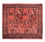 Alfombra Turkaman - 80 x 68 cm - rojo claro