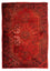 Alfombra persa - Keshan - 93 x 60 cm - rojo oscuro