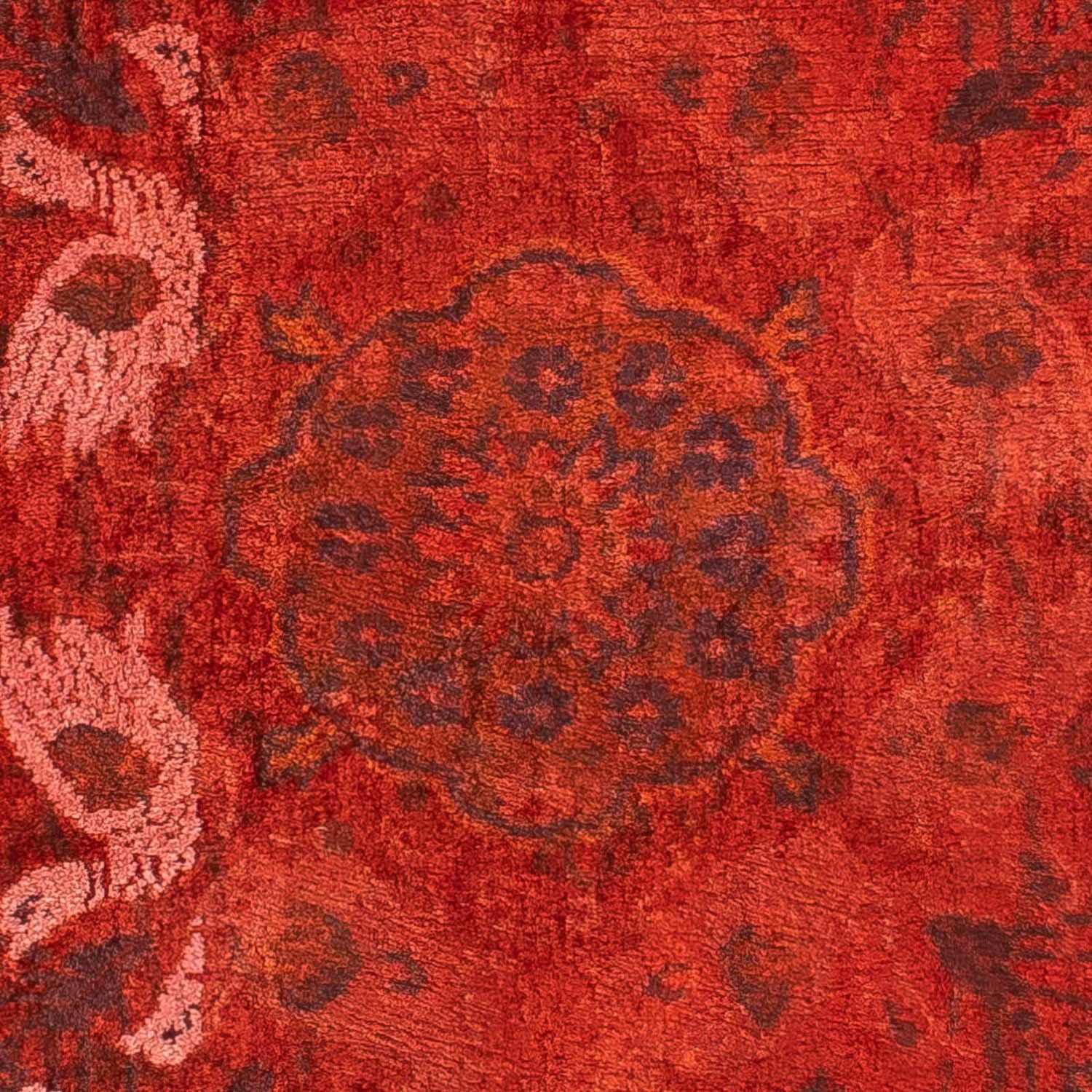 Alfombra persa - Keshan - 93 x 60 cm - rojo oscuro