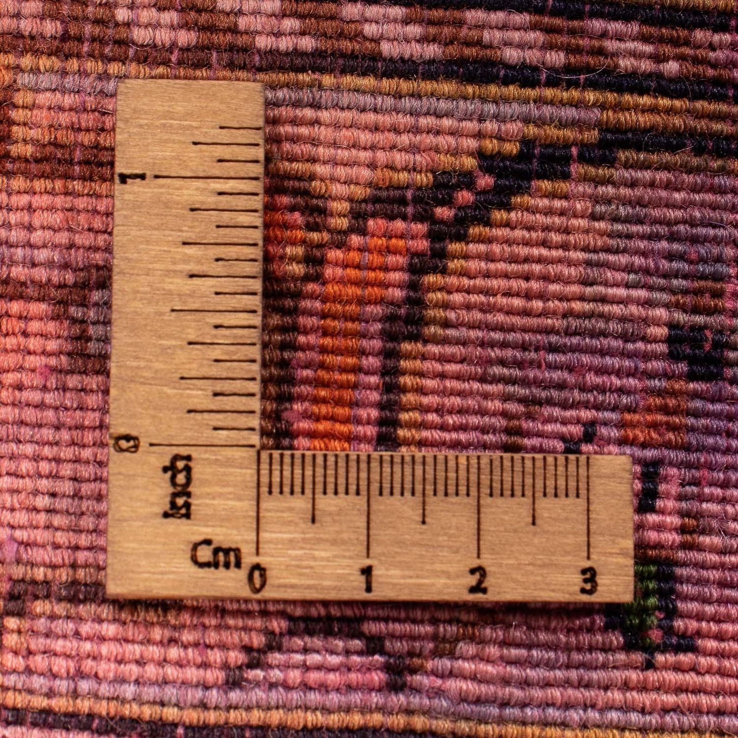 Alfombra persa - Keshan - 96 x 70 cm - rojo claro