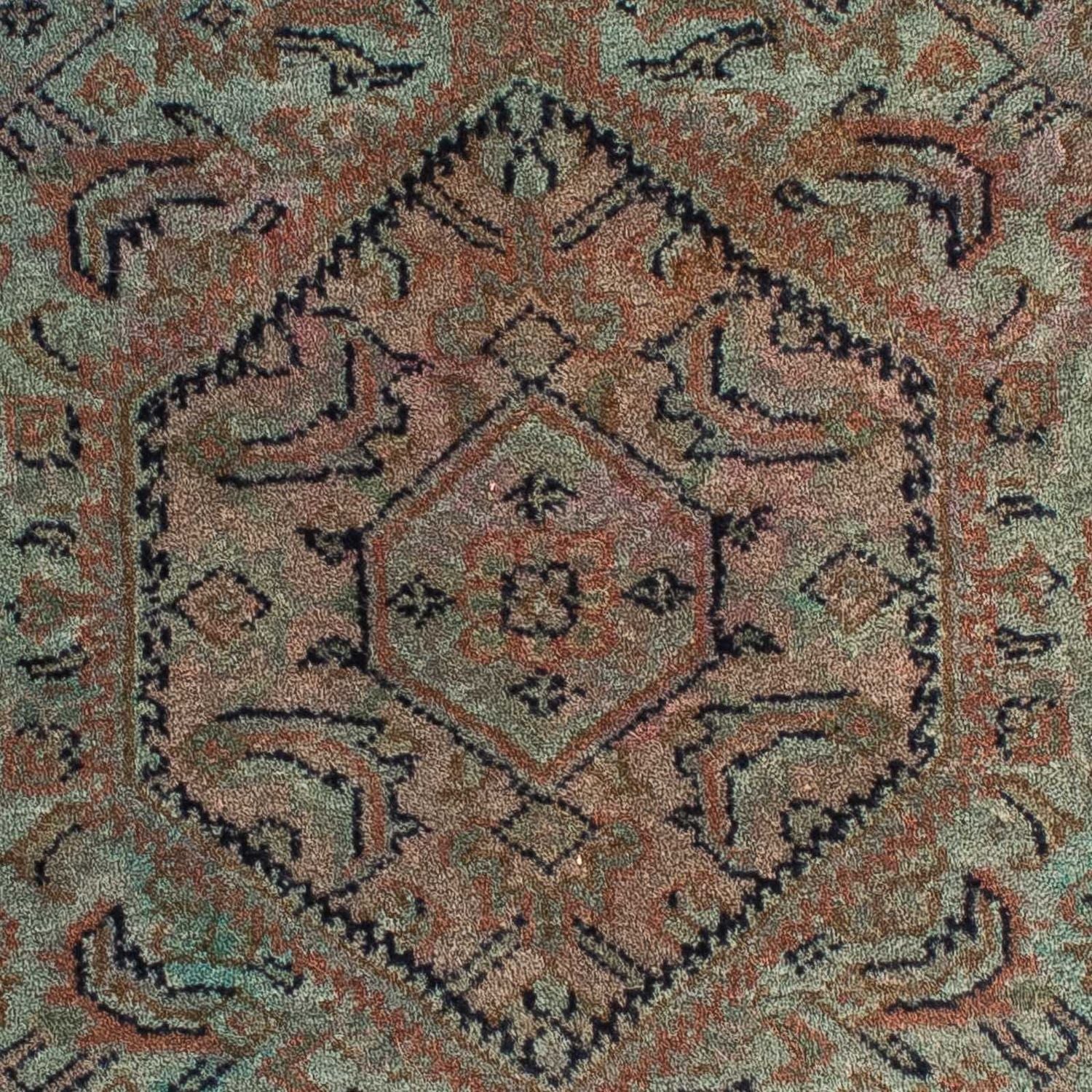 Alfombra oriental - Bidjar - Indus - 140 x 70 cm - azul claro