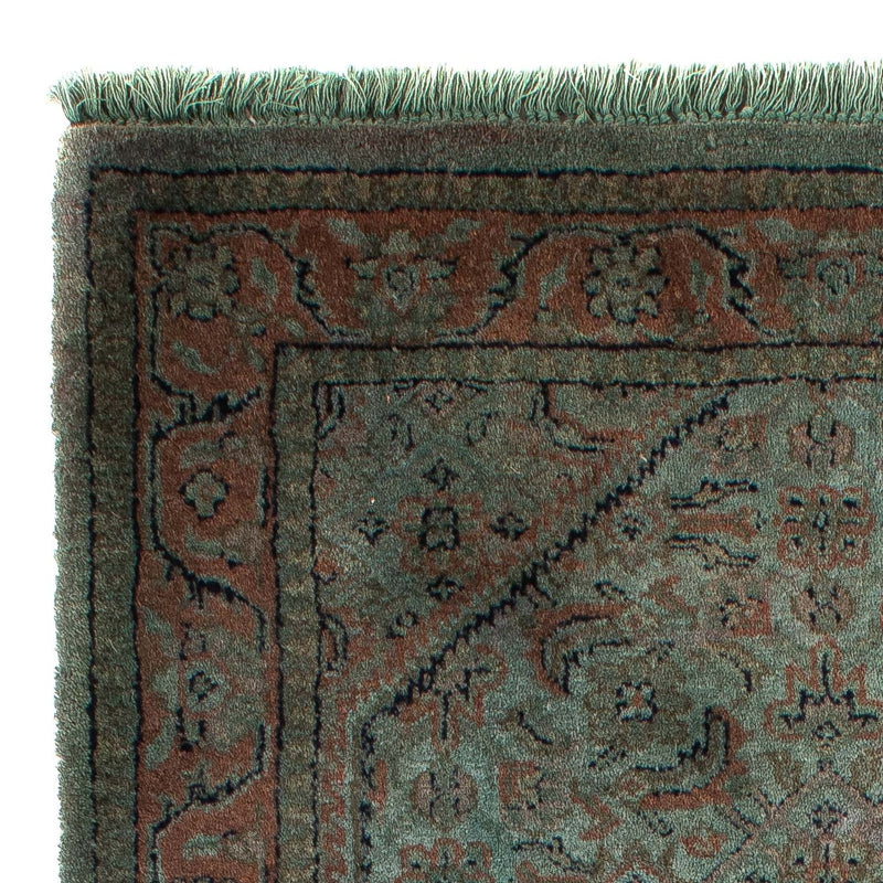 Alfombra oriental - Bidjar - Indus - 140 x 70 cm - azul claro