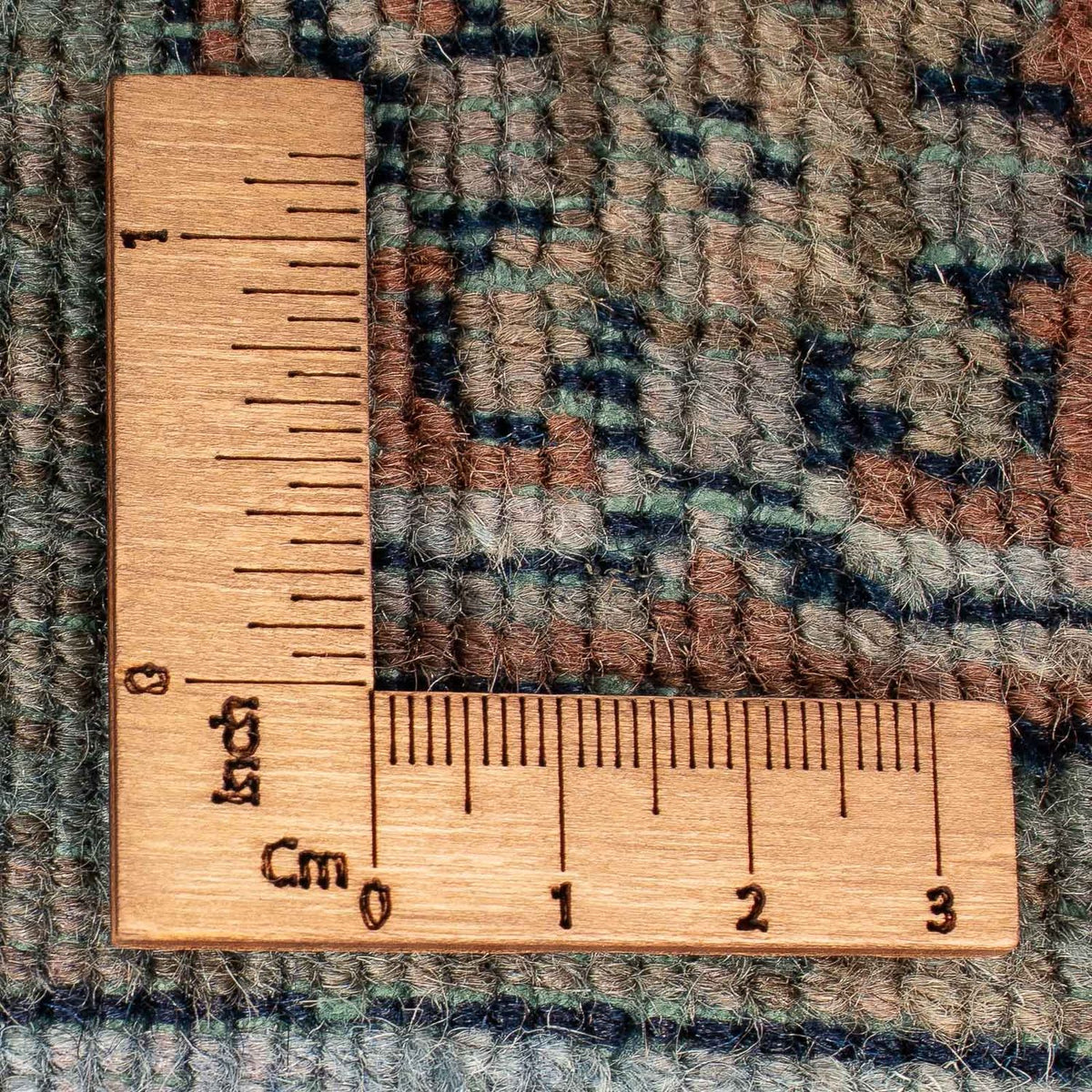 Alfombra oriental - Bidjar - Indus - 140 x 70 cm - azul claro