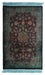 Alfombra oriental - Indus - 130 x 76 cm - azul claro