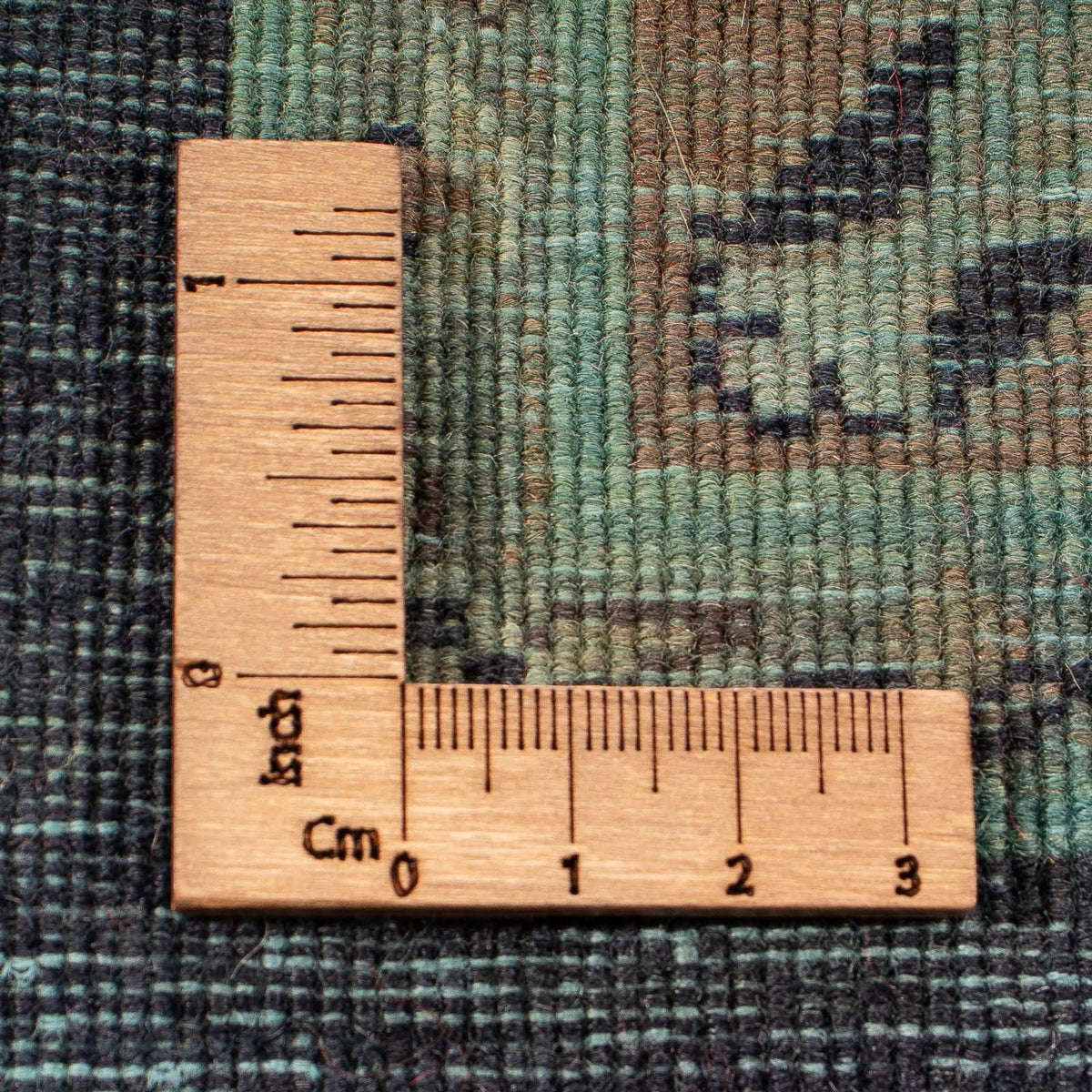 Alfombra oriental - Indus - 130 x 76 cm - azul claro