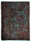 Alfombra persa - Nómada - 111 x 80 cm - azul claro
