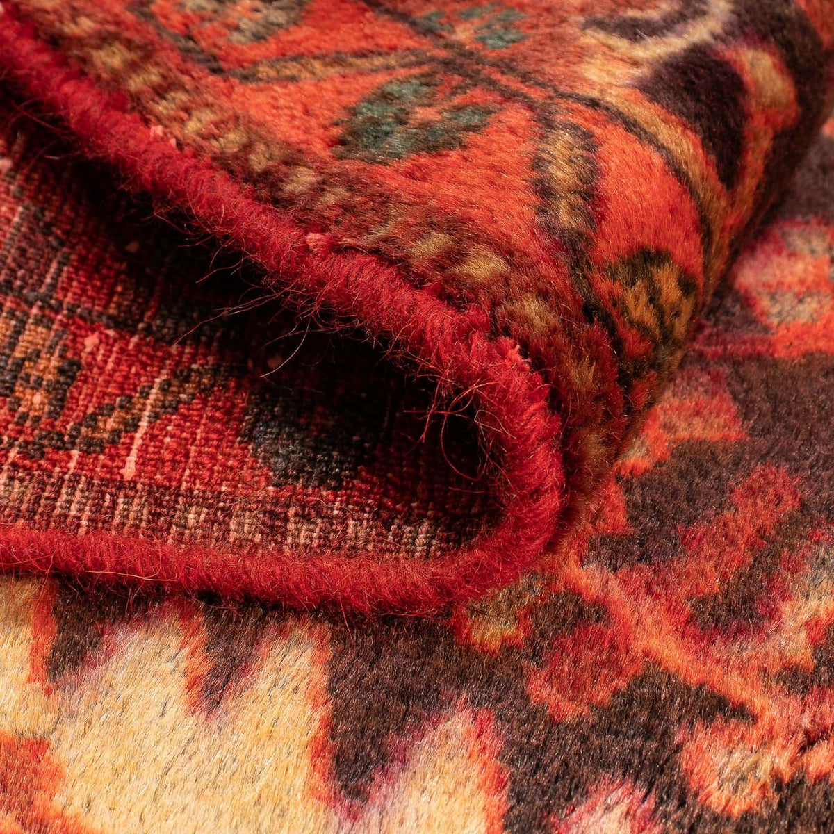 Alfombra persa - Nómada - 110 x 82 cm - multicolor