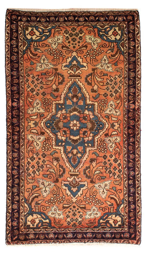 Alfombra persa - Clásica - 124 x 67 cm - óxido