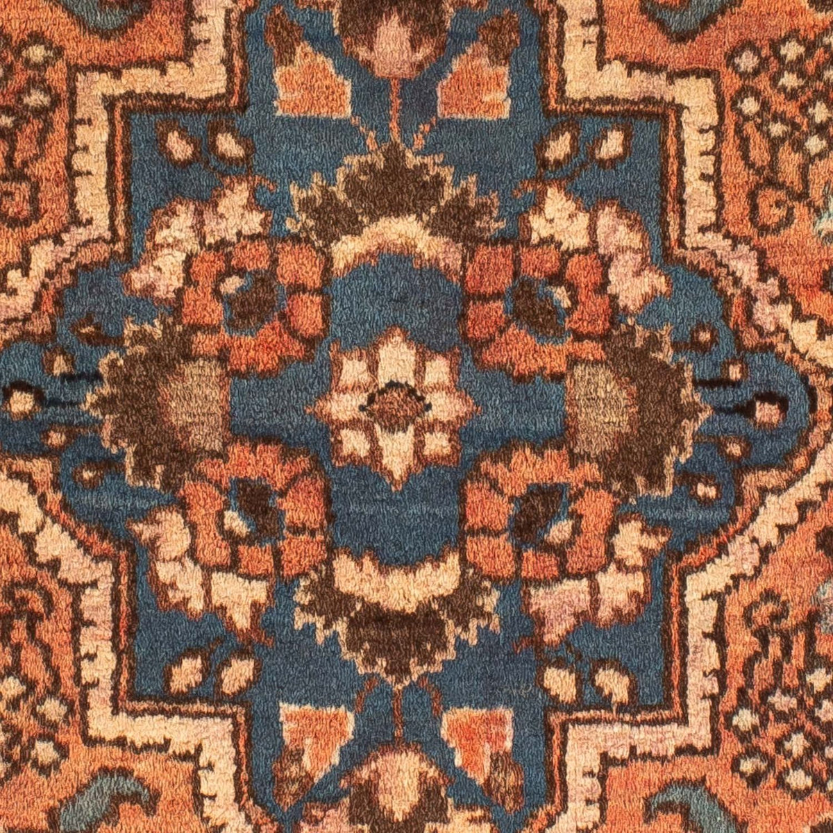 Alfombra persa - Clásica - 124 x 67 cm - óxido