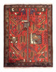 Hamadan Alfombra 99x82cm - Alfombra persa