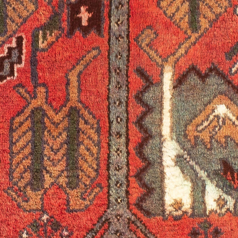 Alfombra persa - Nómada - 99 x 82 cm - rojo oscuro