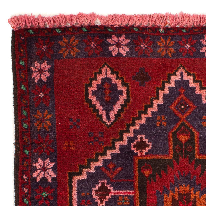 Alfombra Belutsch - 125 x 87 cm - rojo oscuro