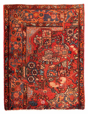 Alfombra persa - Nómada - 115 x 89 cm - rojo