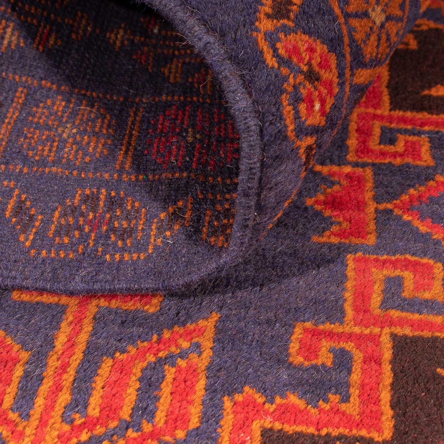 Alfombra Belutsch - 133 x 76 cm - azul oscuro