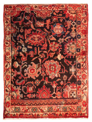 Alfombra persa - Nómada - 118 x 95 cm - rojo claro