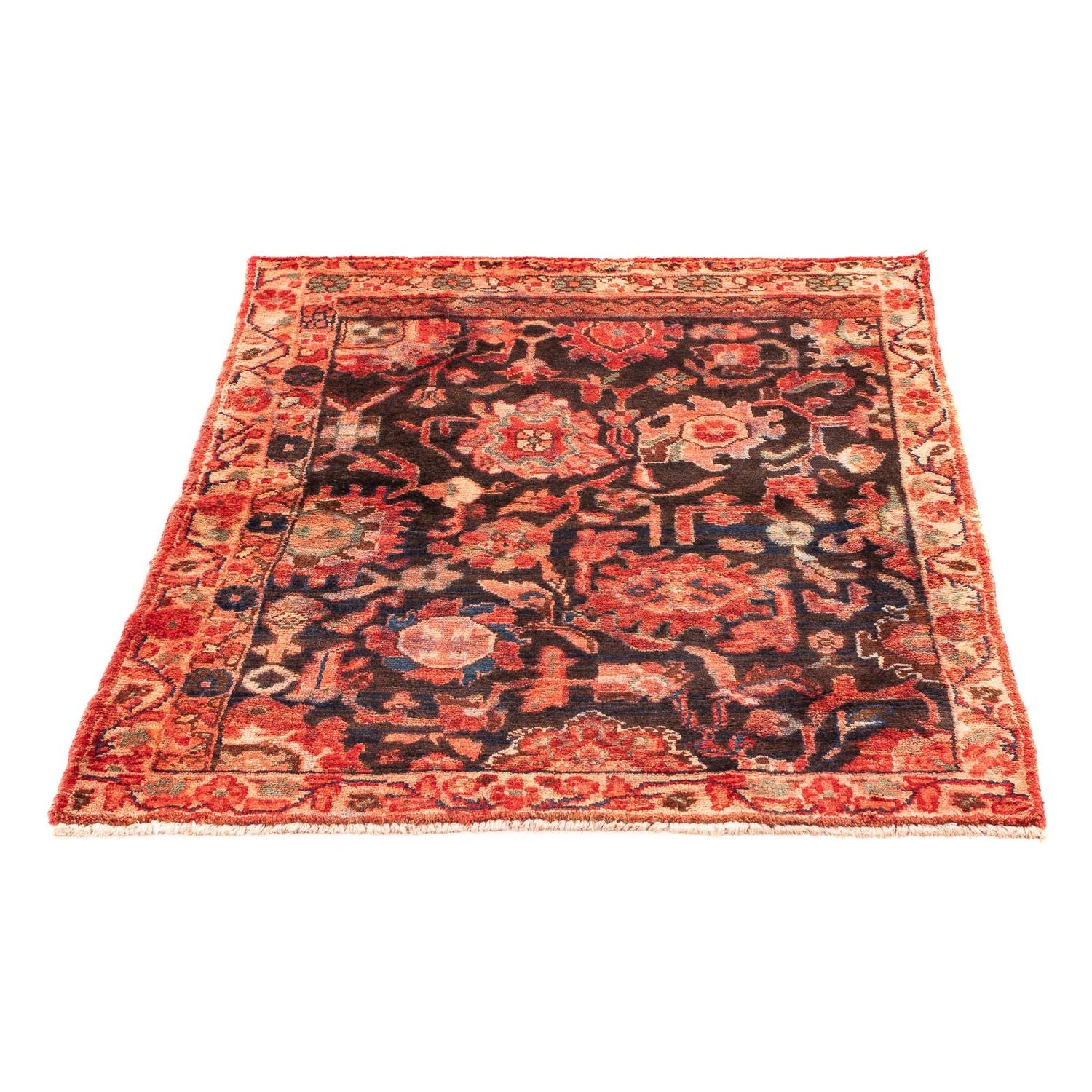 Alfombra persa - Nómada - 118 x 95 cm - rojo claro