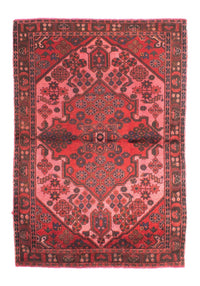 Alfombra persa - Nómada - 162 x 112 cm - rojo claro