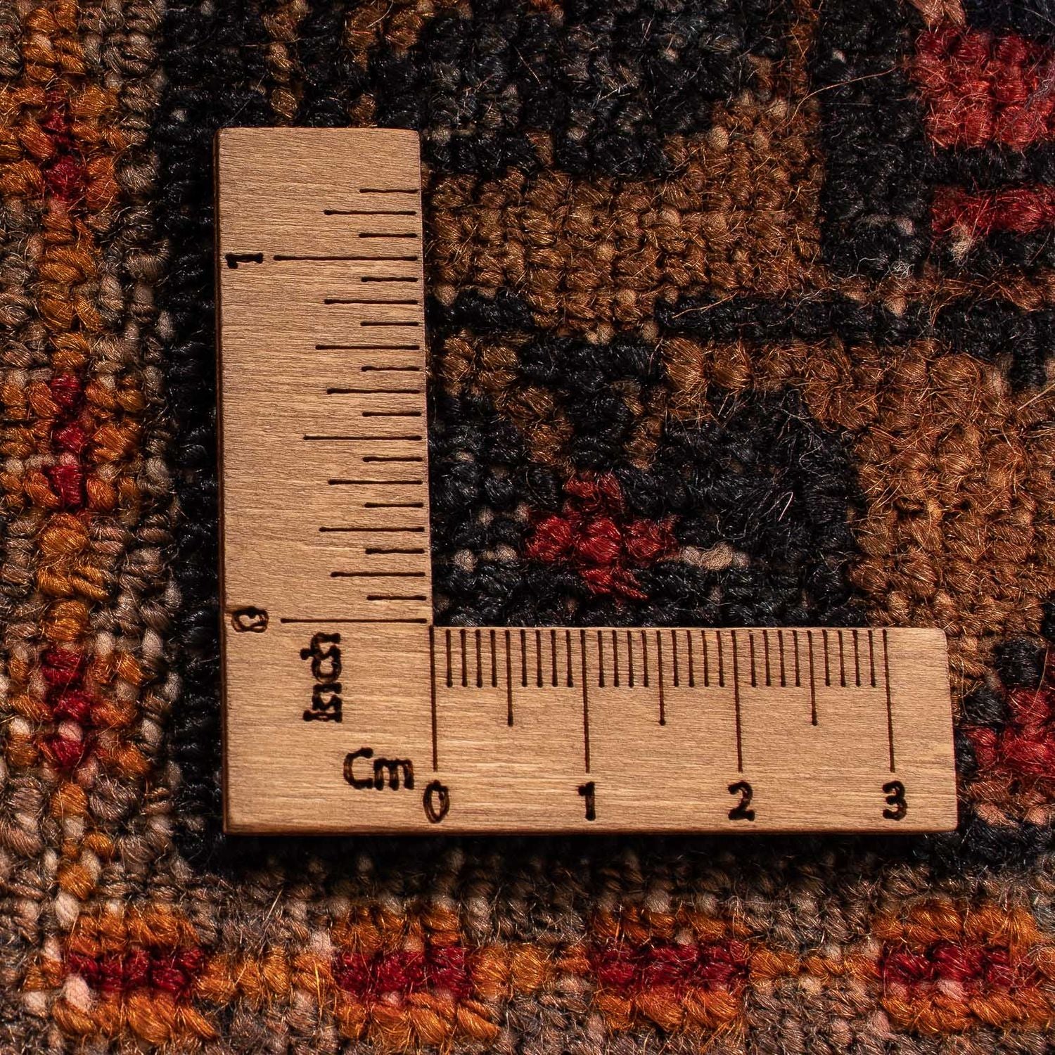Alfombra persa - Nómada - 125 x 96 cm - multicolor