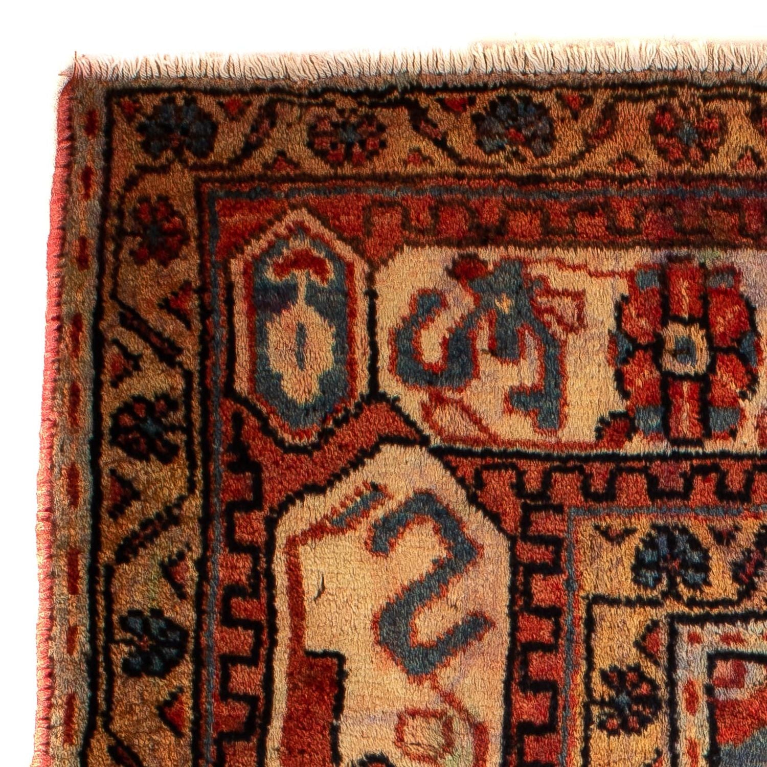Alfombra persa - Nómada - 120 x 88 cm - multicolor