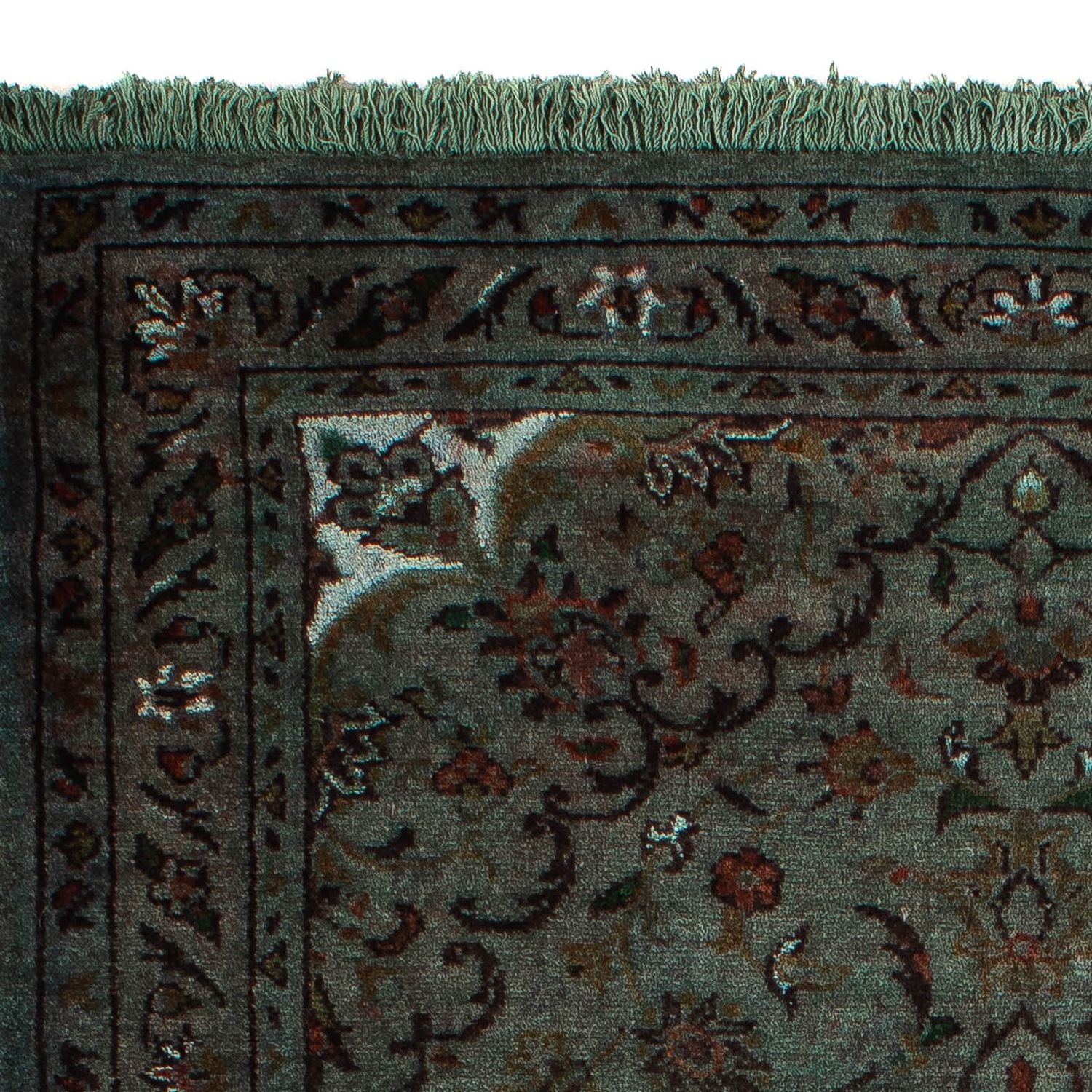 Alfombra persa - Keshan - 126 x 70 cm - multicolor