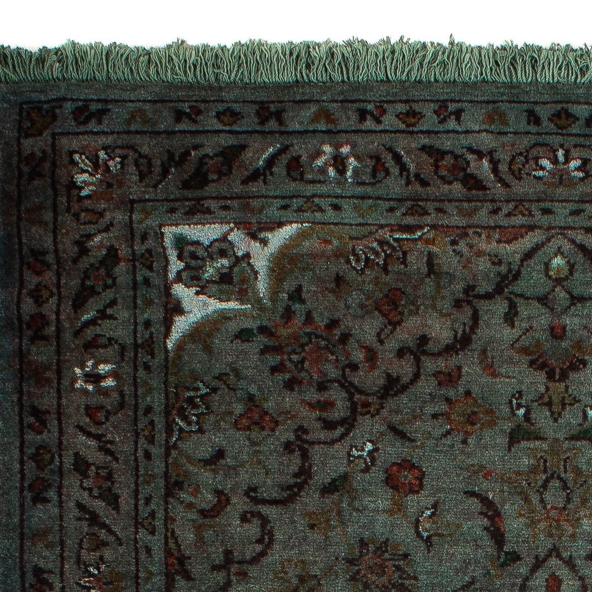 Alfombra persa - Keshan - 126 x 70 cm - multicolor