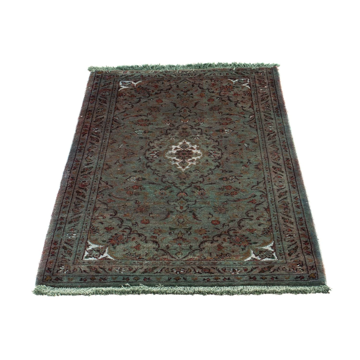 Alfombra persa - Keshan - 126 x 70 cm - multicolor
