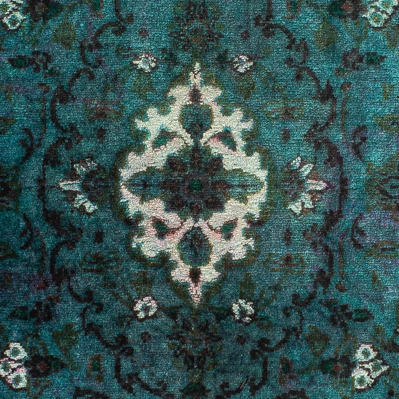 Alfombra persa - Keshan - 127 x 70 cm - azul