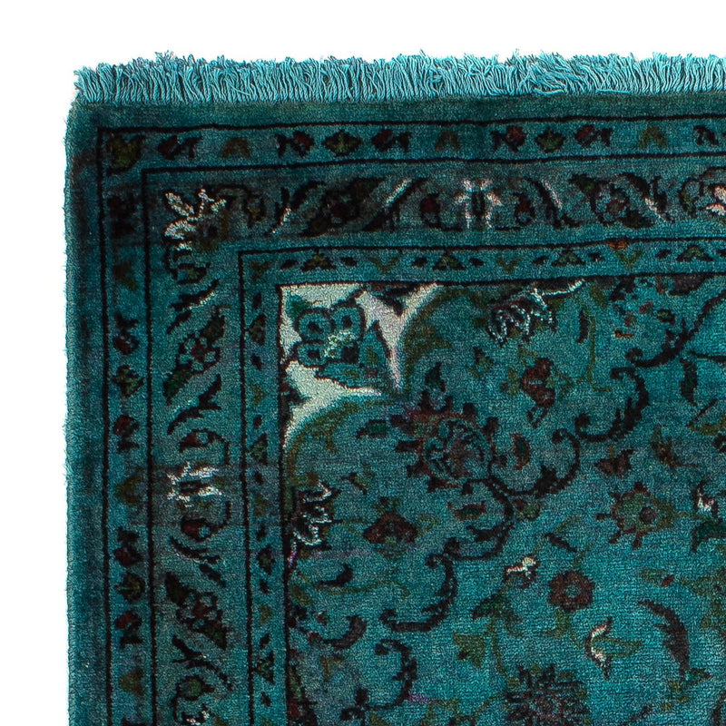 Alfombra persa - Keshan - 127 x 70 cm - azul