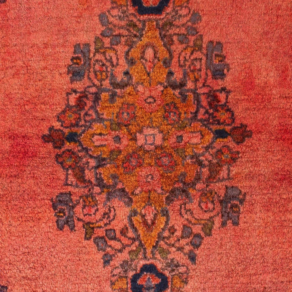 Alfombra persa - Clásica - 148 x 65 cm - rojo oscuro