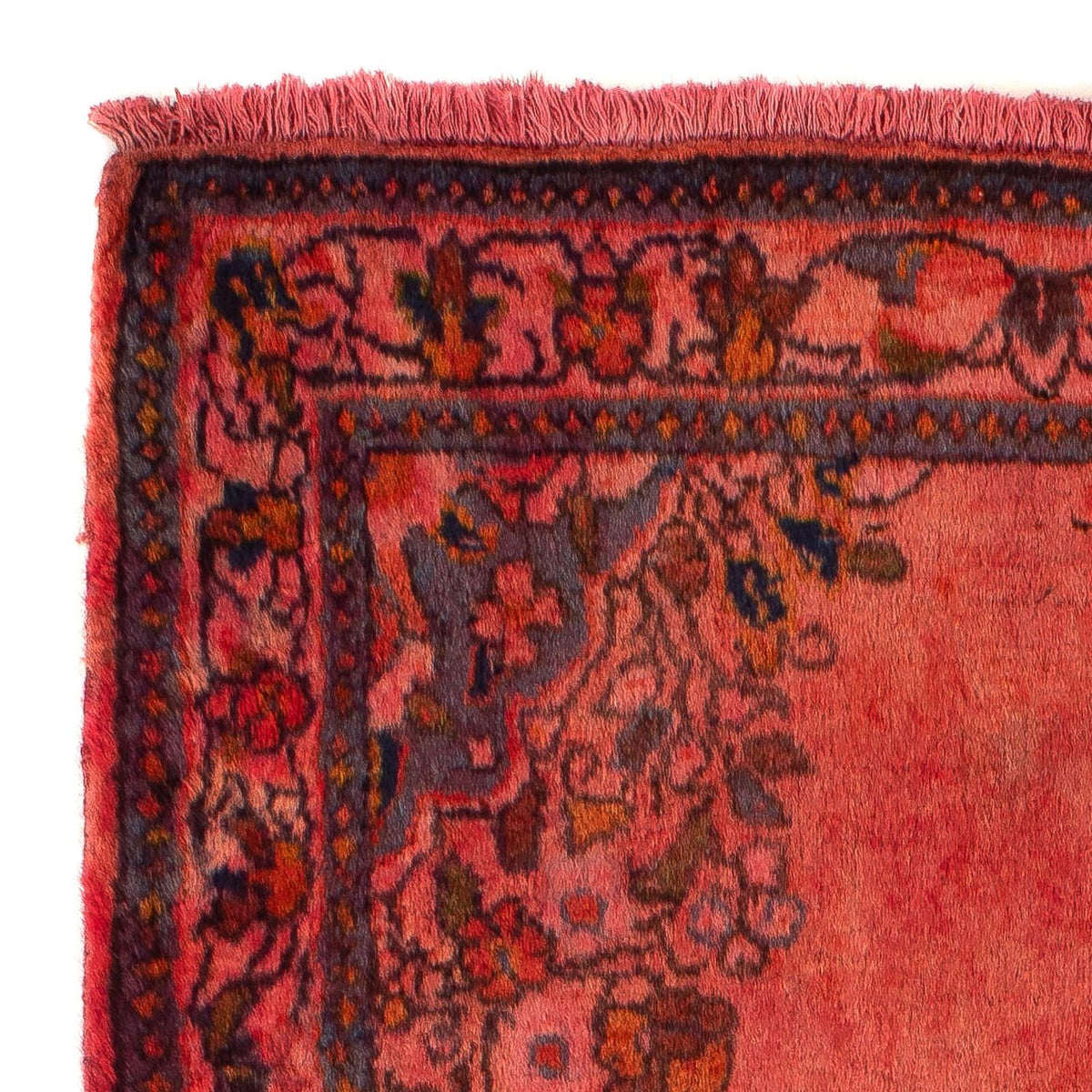 Alfombra persa - Clásica - 148 x 65 cm - rojo oscuro