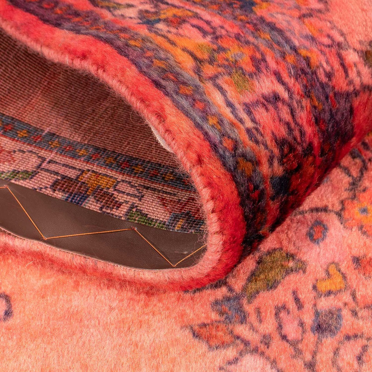 Alfombra persa - Clásica - 148 x 65 cm - rojo oscuro