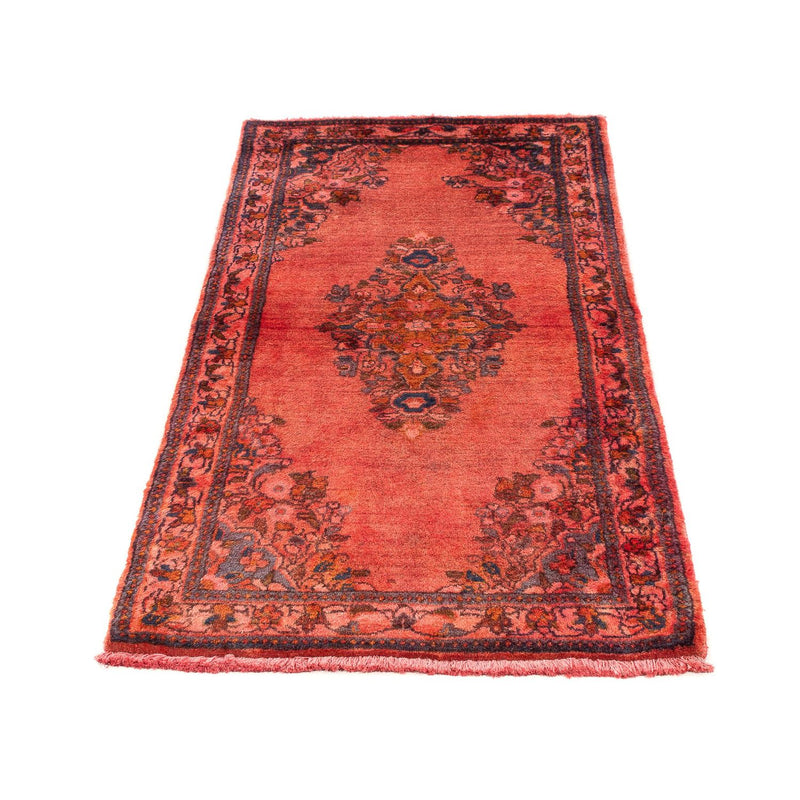 Alfombra persa - Clásica - 148 x 65 cm - rojo oscuro