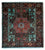 Alfombra persa - Nómada cuadrado  - 108 x 101 cm - multicolor