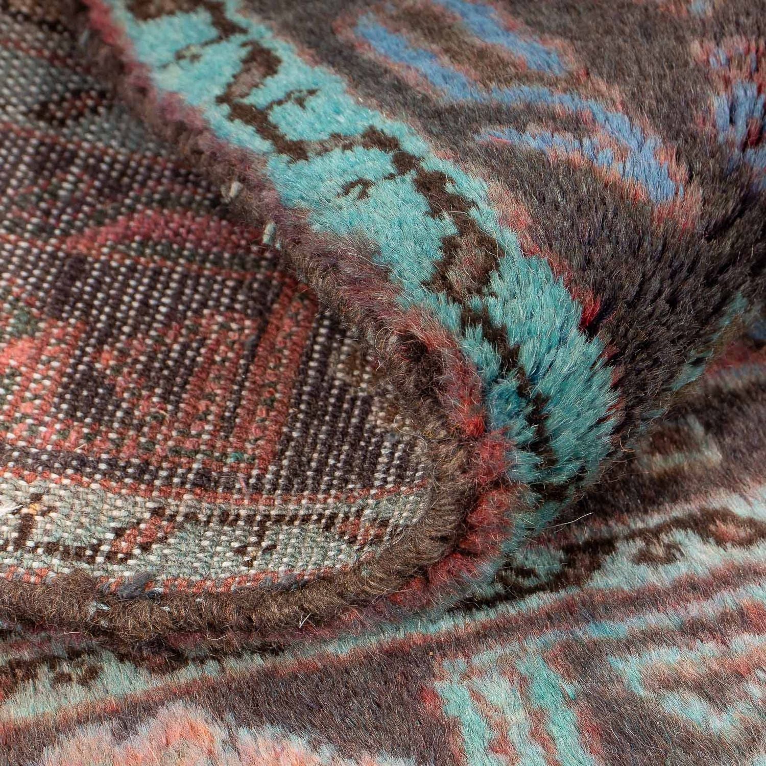Alfombra persa - Nómada cuadrado  - 108 x 101 cm - multicolor