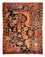 Alfombra persa - Nómada - 110 x 83 cm - multicolor