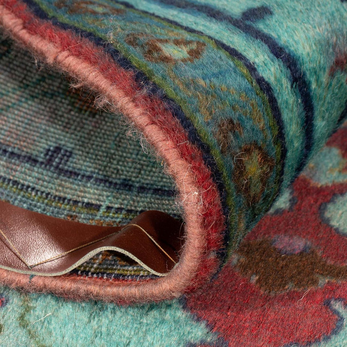 Alfombra persa - Clásica cuadrado  - 105 x 104 cm - azul claro