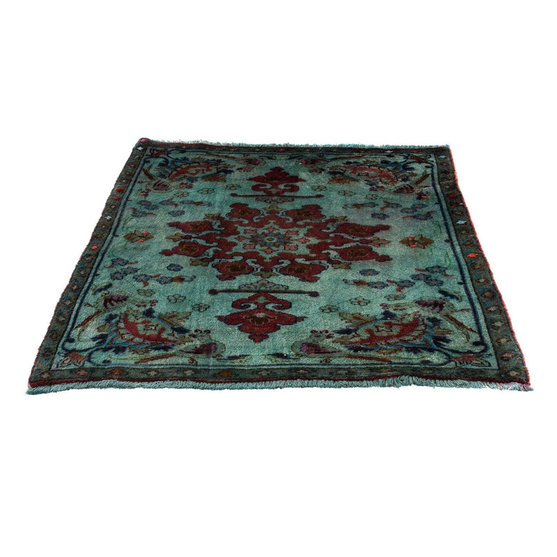 Alfombra persa - Clásica cuadrado  - 105 x 104 cm - azul claro