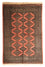 Alfombra Pakistani - 190 x 127 cm - rojo claro