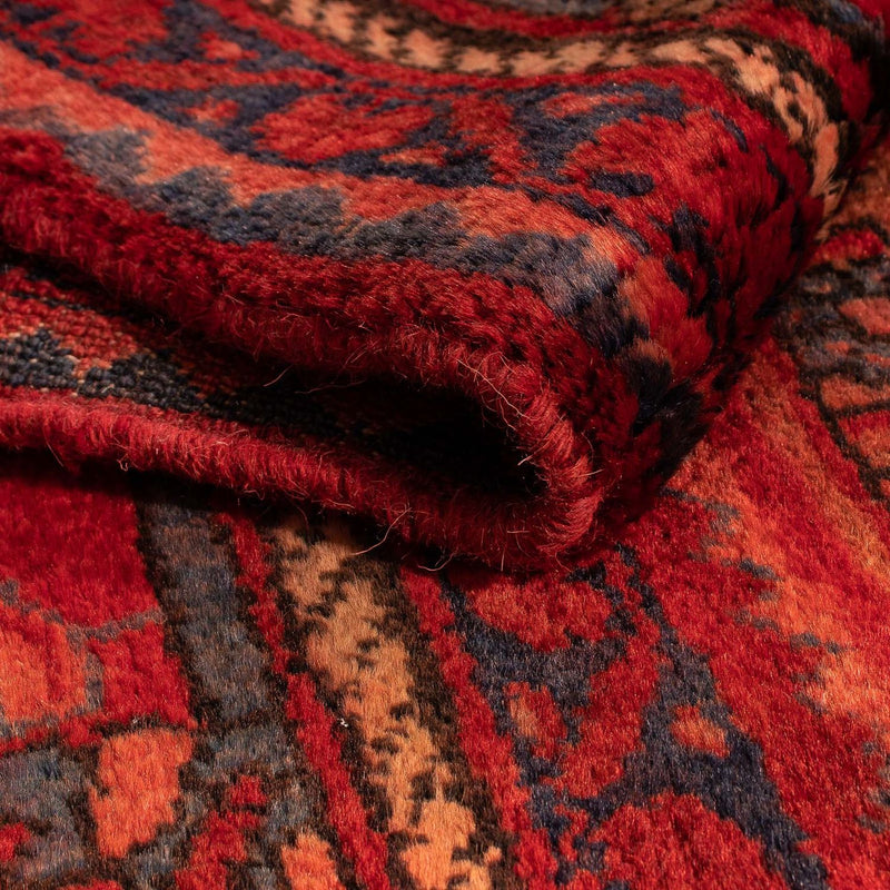 Alfombra persa - Nómada - 132 x 95 cm - rojo oscuro