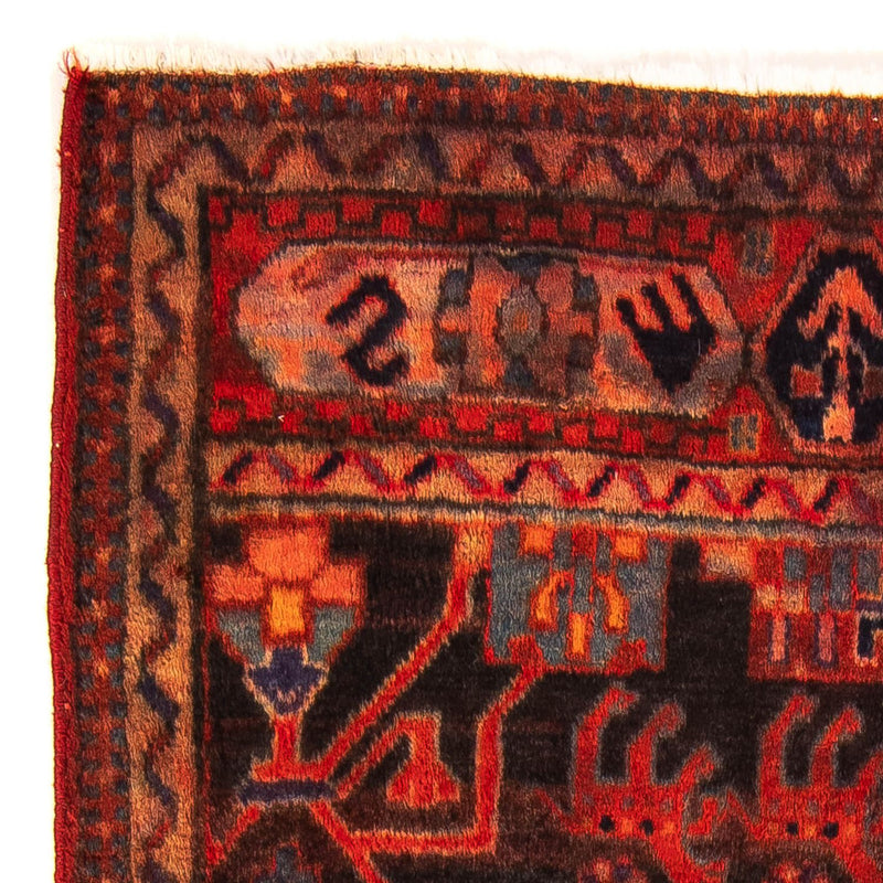 Alfombra persa - Nómada - 133 x 94 cm - multicolor