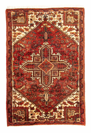 Alfombra persa - Nómada - 132 x 84 cm - óxido