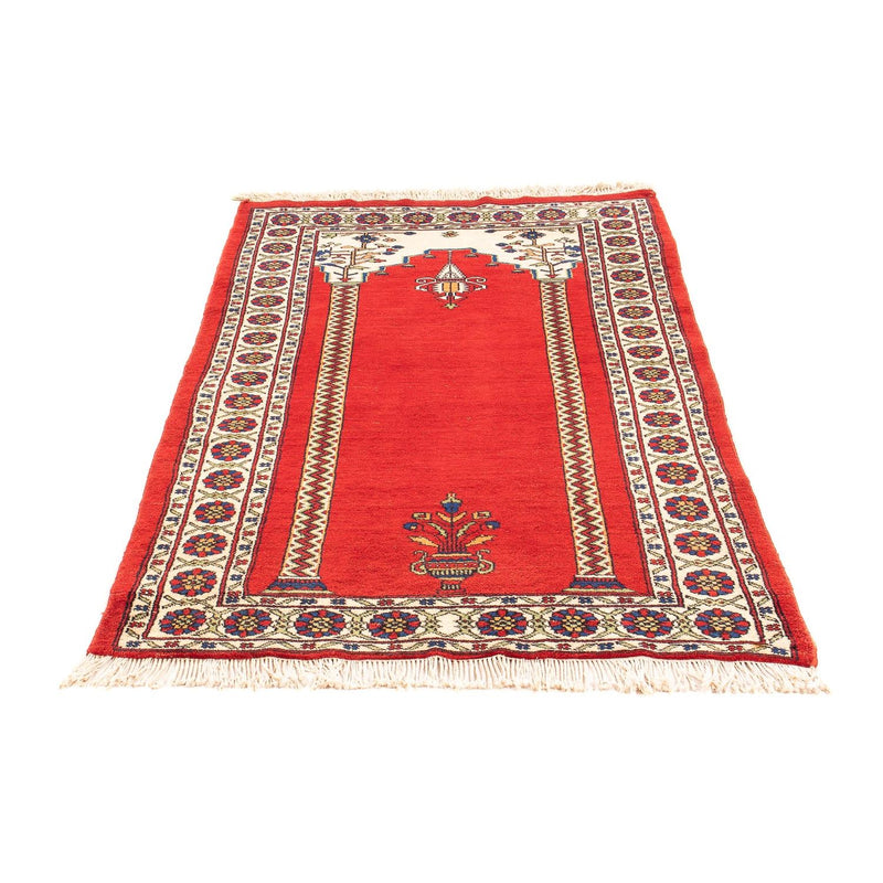 Alfombra afgana - Bukhara - 158 x 94 cm - rojo oscuro