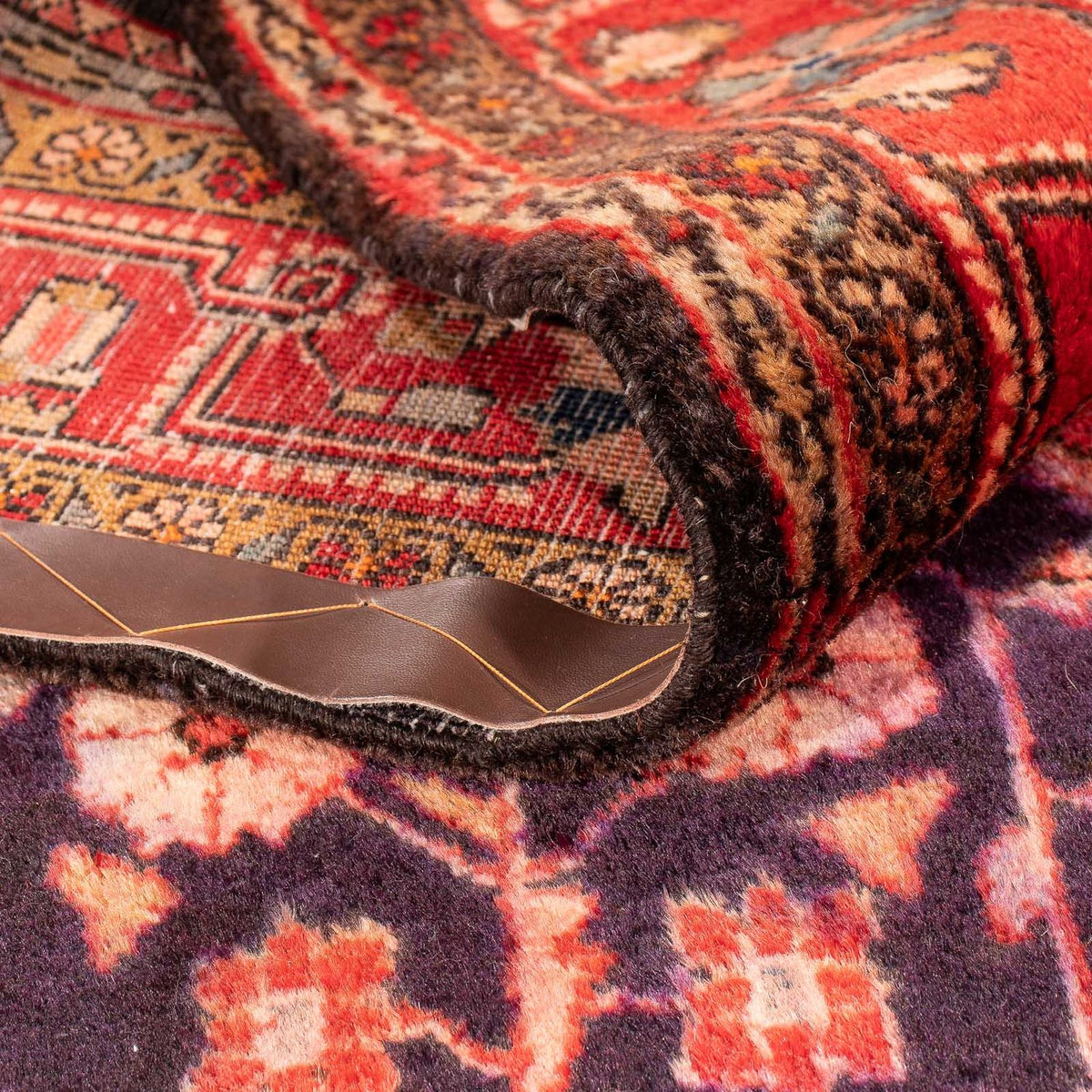 Alfombra persa - Nómada - 214 x 137 cm - azul oscuro