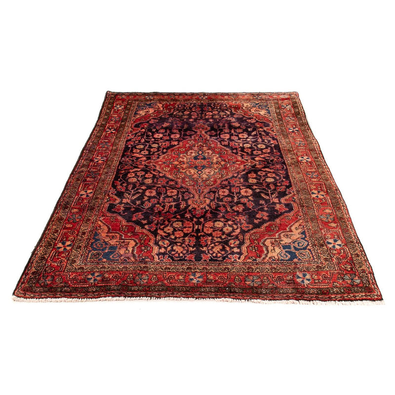 Alfombra persa - Nómada - 214 x 137 cm - azul oscuro