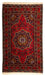 Alfombra de pasillo Alfombra afgana - 205 x 114 cm - rojo oscuro