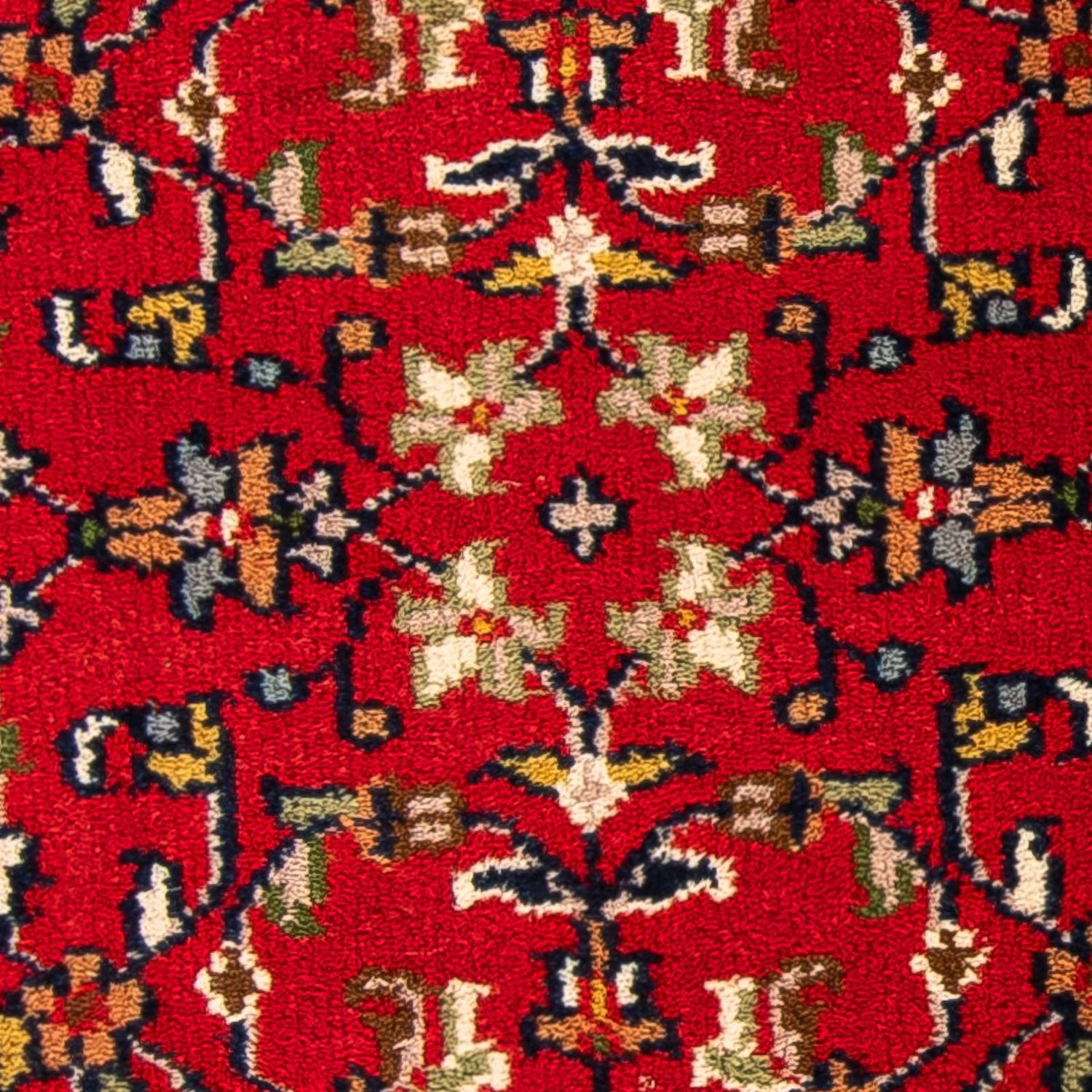 Alfombra oriental - Indus - 145 x 73 cm - rojo oscuro