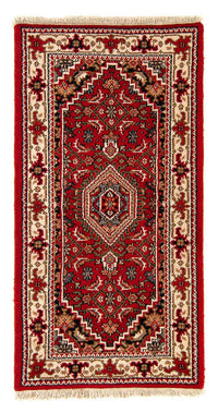 Alfombra oriental - Bidjar - Indus - 141 x 71 cm - rojo oscuro