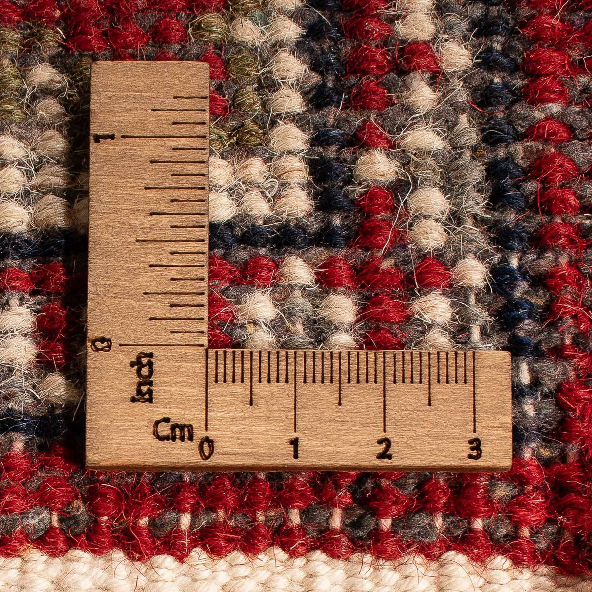 Alfombra oriental - Bidjar - Indus - 141 x 71 cm - rojo oscuro