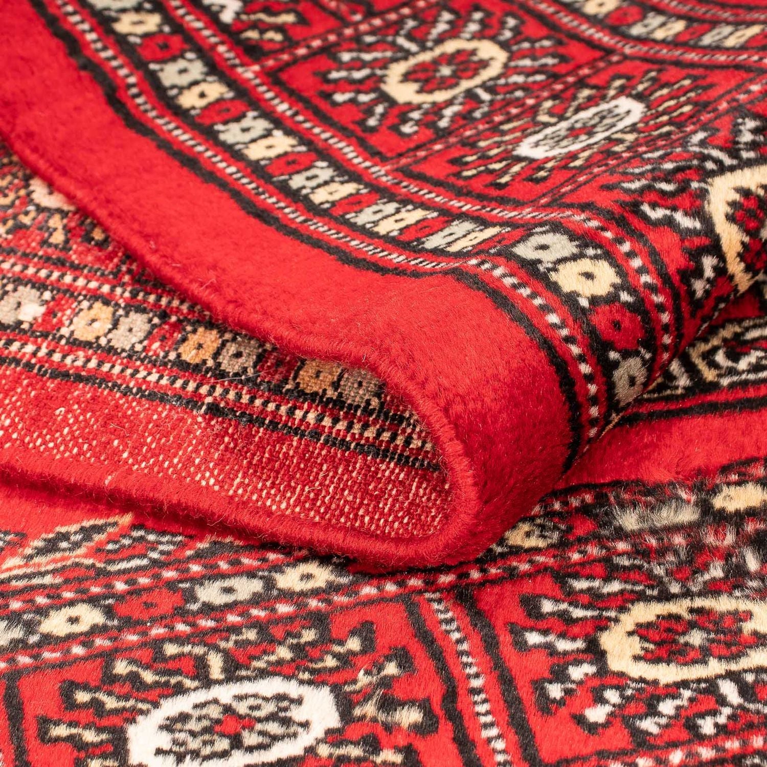 Alfombra Pakistani - 123 x 80 cm - rojo oscuro