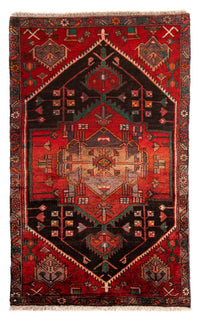 Alfombra persa - Nómada - 177 x 108 cm - rojo oscuro
